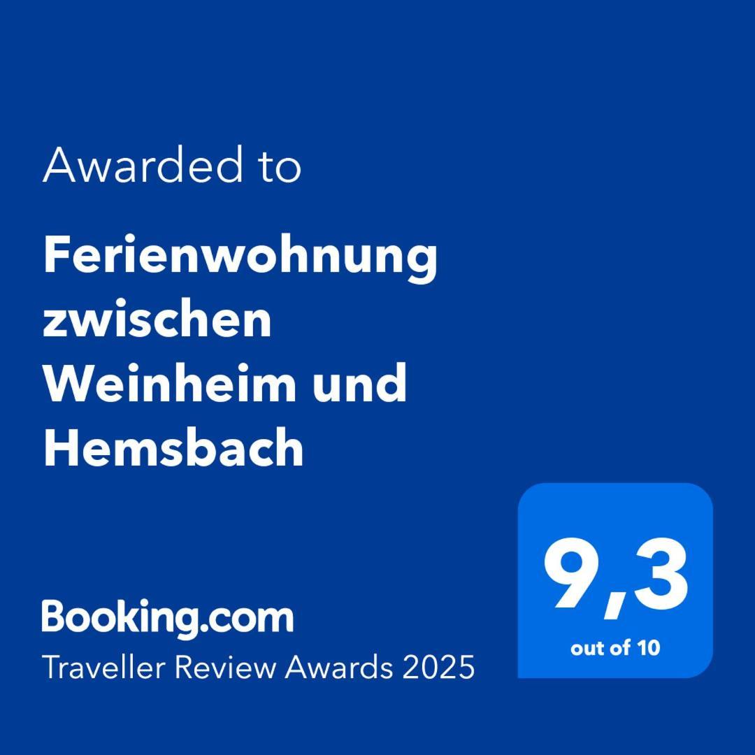 Ferienwohnung Zwischen Weinheim Und Hemsbach ภายนอก รูปภาพ